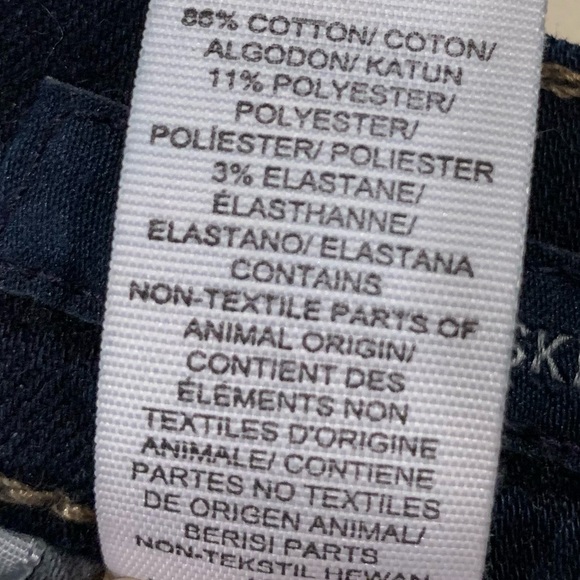 LUCKY BRAND Dark Wash Skinny Jeans - Size 26 - Picture 10 of 11